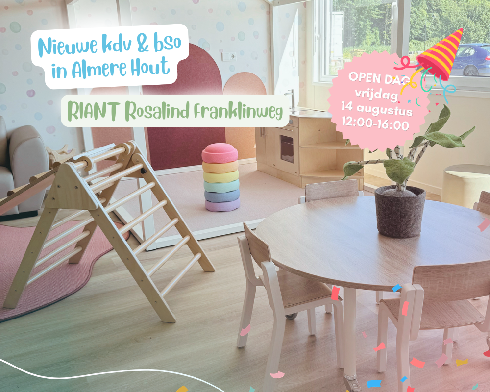 Opendag RIANT Rosalind Franklinweg nieuwe locatie almere hout